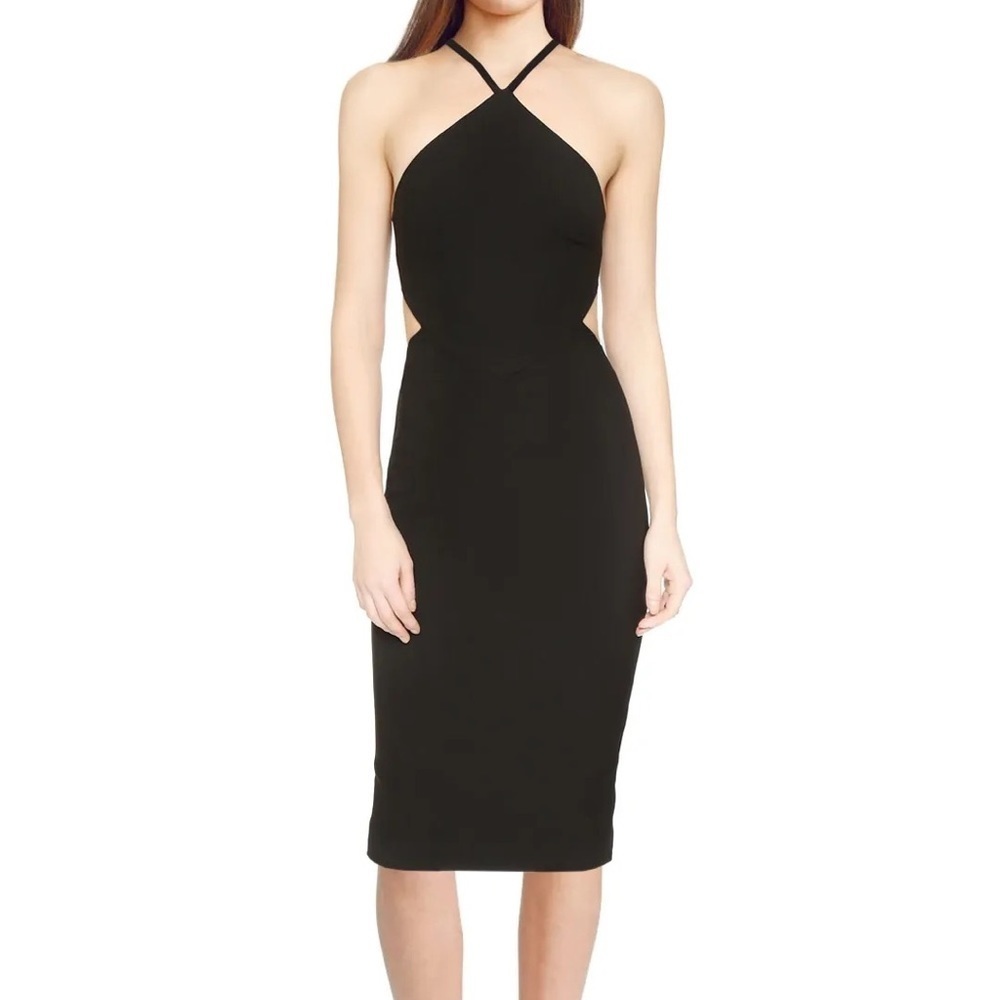 Elizabeth and James Riza Cutout Halter Dress